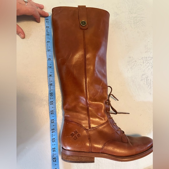Patricia Nash Brown Leather Knee High Riding Boots - Picture 7 of 10